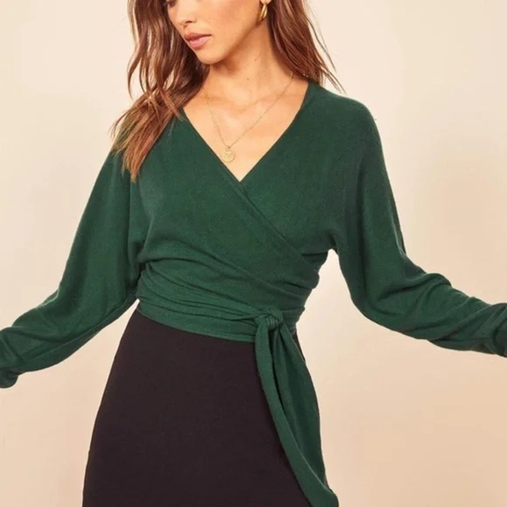Reformation Wrap Top
